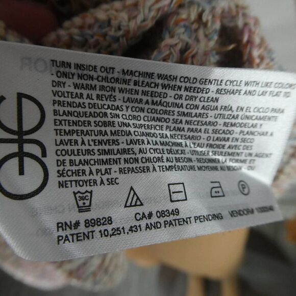 Ella Moss Gardenia Sweater Sleeveless Marled Knit Ribbed Large NEW w/ Defect Lrg - Picture 10 of 13